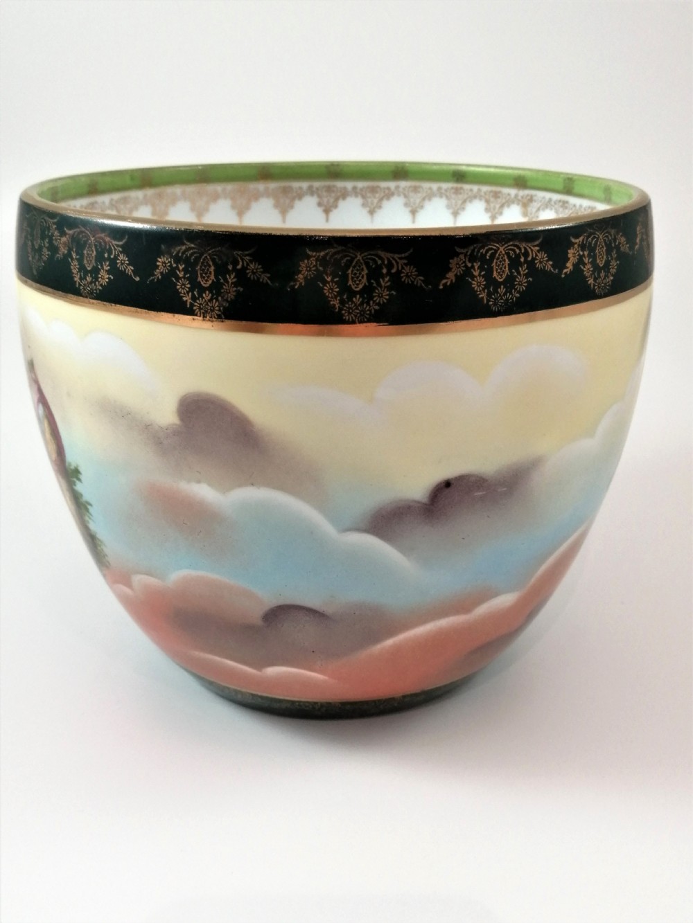 Rare Bowl with Classical Scenes by ROYAL VIENNA, c. 1790 View III