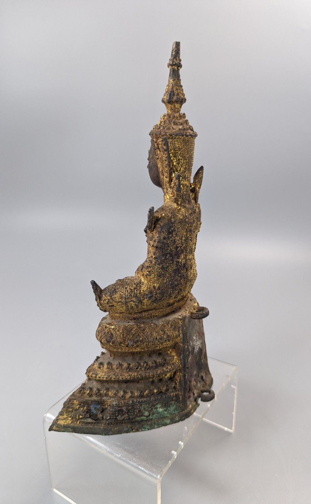 Buddha Shakyamuni on high throne,Thai ,18th/19th C.  View III