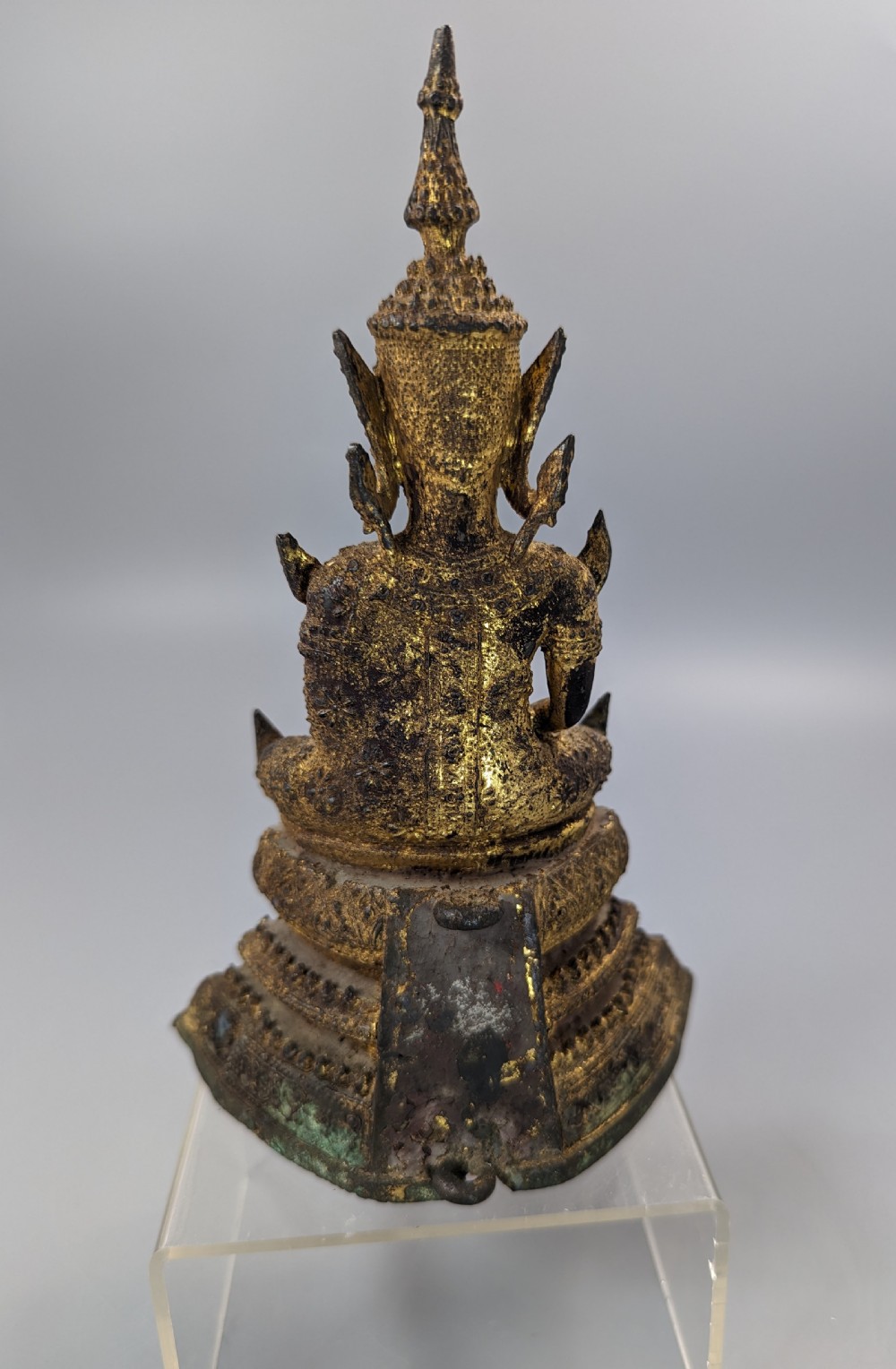 Buddha Shakyamuni on high throne,Thai ,18th/19th C.  View IV