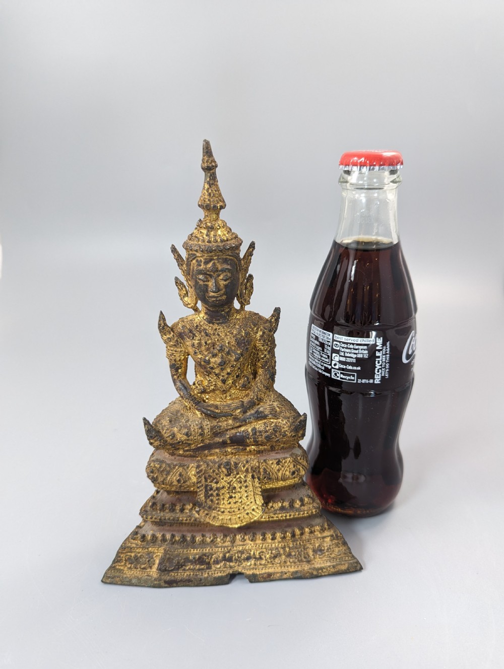 Buddha Shakyamuni on high throne,Thai ,18th/19th C.  View X