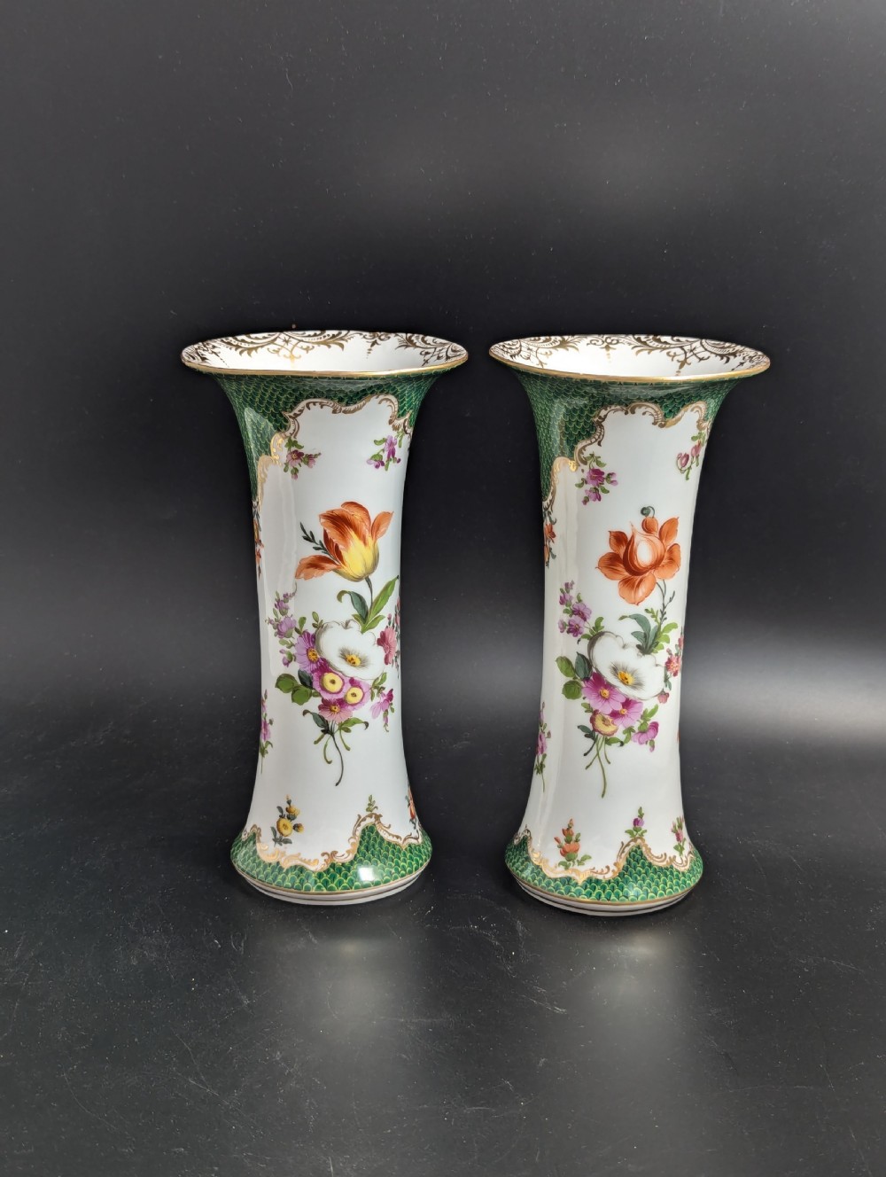 A set of Antique Vases, Donath &Co., Dresden, late 19th century. View III