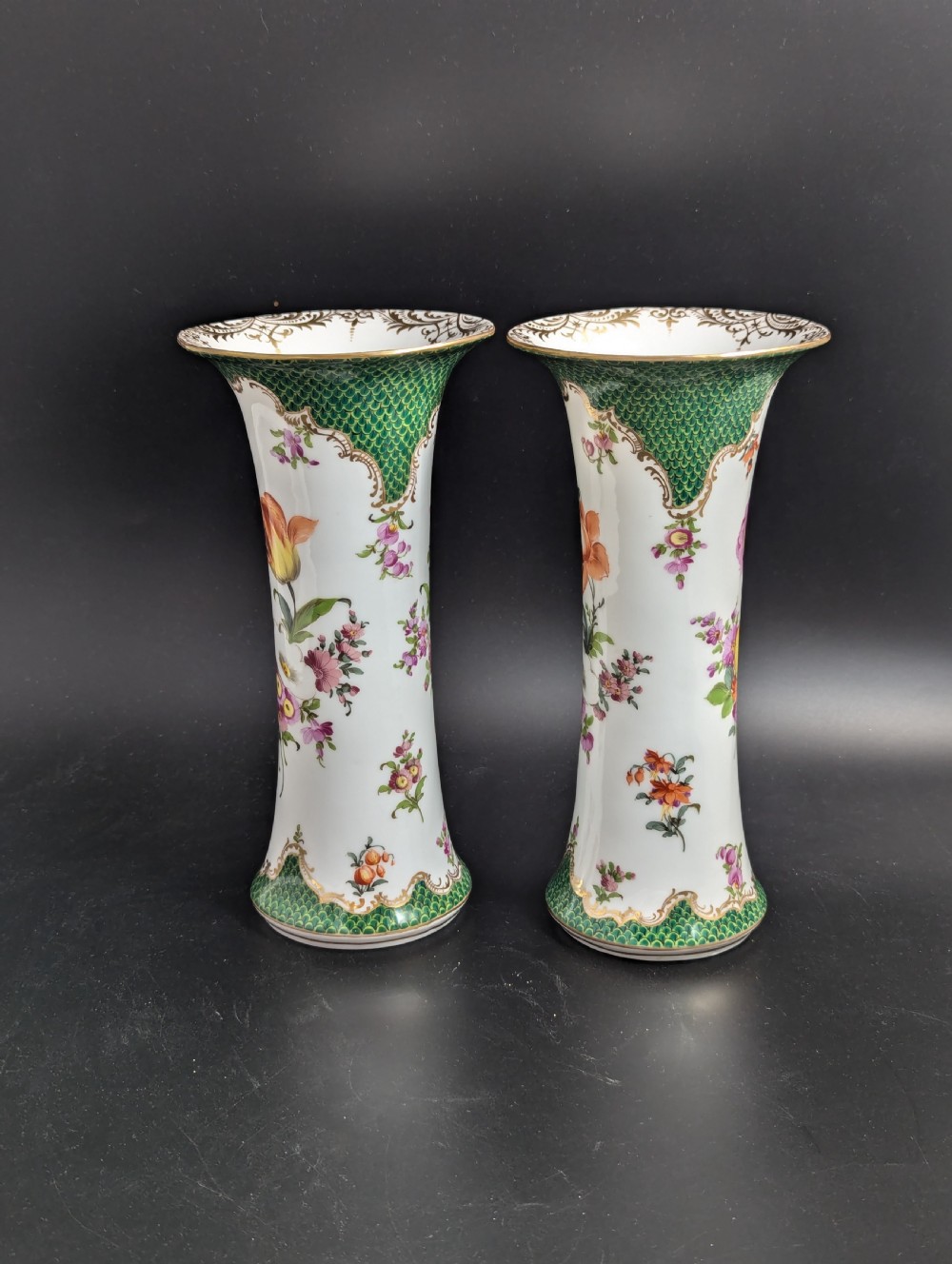 A set of Antique Vases, Donath &Co., Dresden, late 19th century. View IV