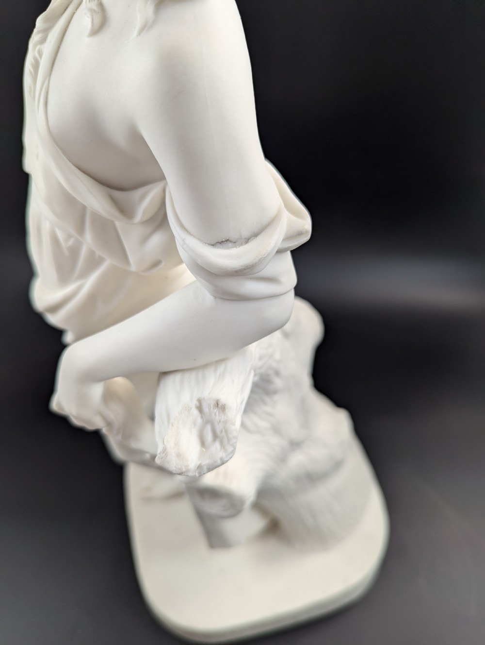 A Large Parian Figurine “Comedy”, by W. Boyton Kirk, Worcester, c.1853. View XIII