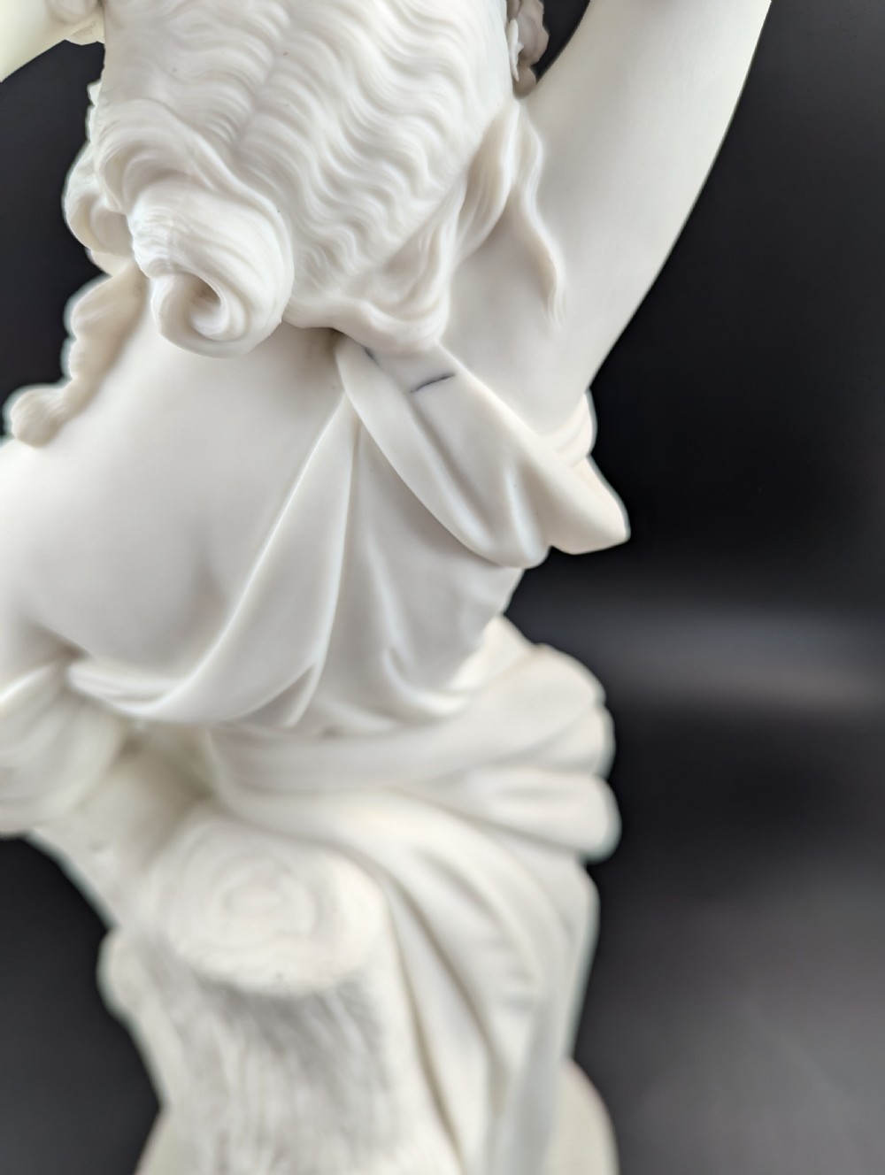 A Large Parian Figurine “Comedy”, by W. Boyton Kirk, Worcester, c.1853. View XV