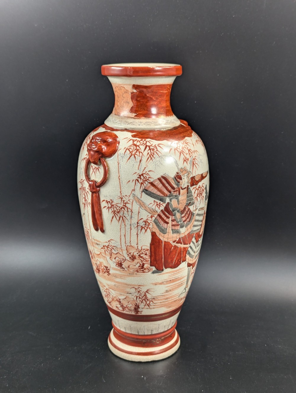 Antique Japanese Kutani Vase, Japan, Meiji era (1868-1912). View VIII