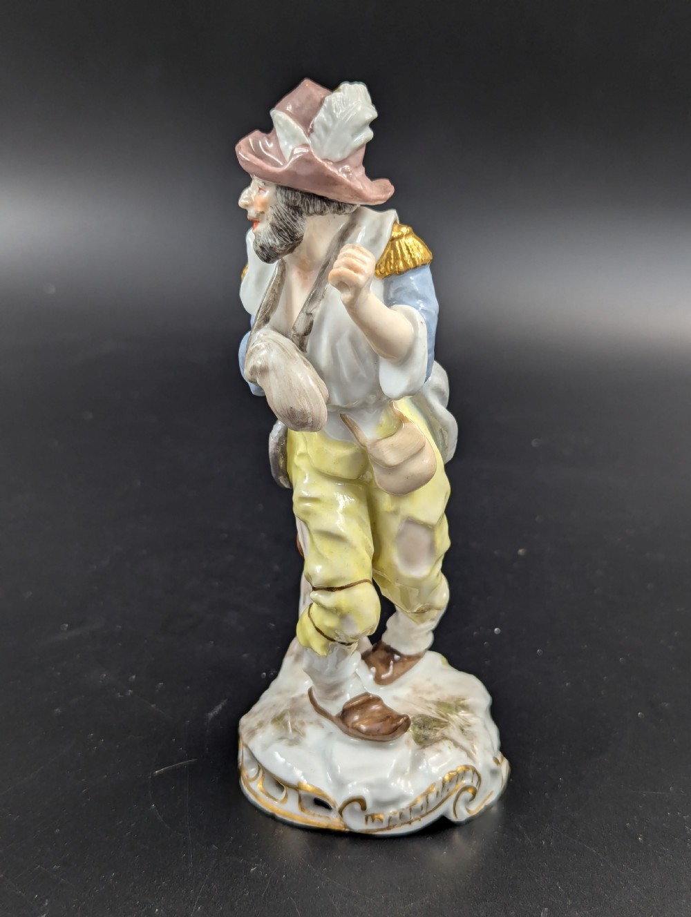 Antique Figurine Edme Samson Hobo, Mid 19th Century View II