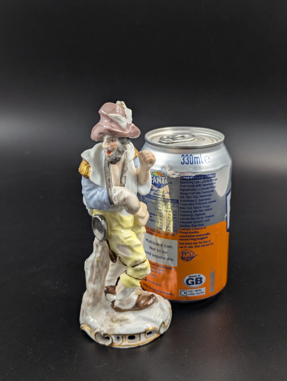 Antique Figurine Edme Samson Hobo, Mid 19th Century View VII