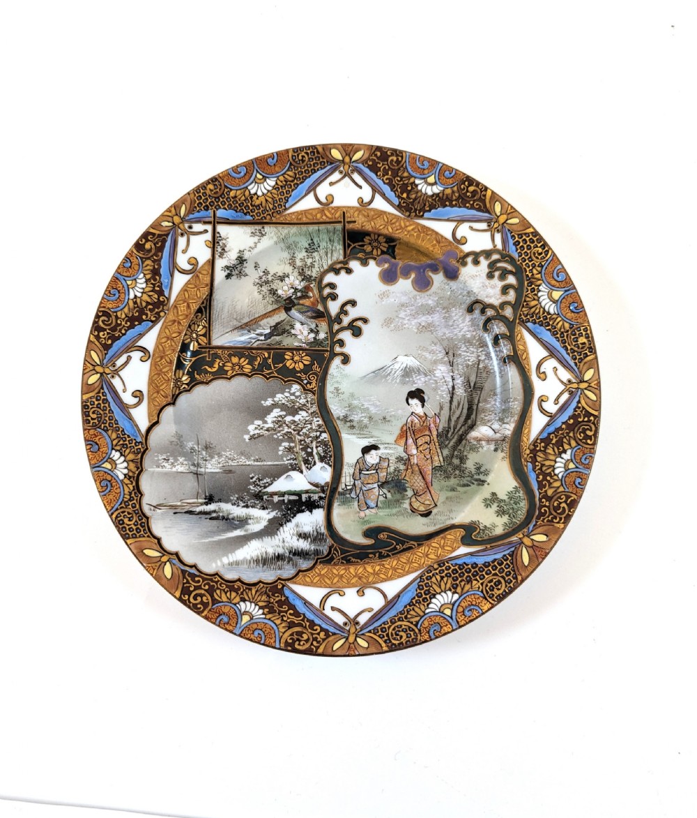 Kutani Plate, Japan, c. 1900-1920
