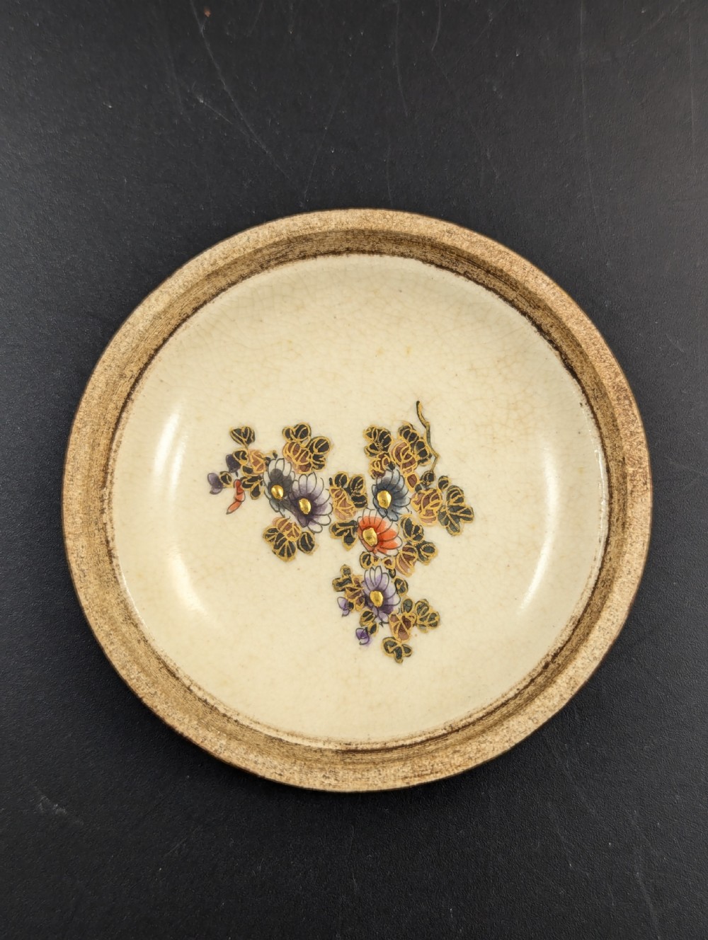 Satsuma Bowl with Lid, Japan, c. 1920 View X