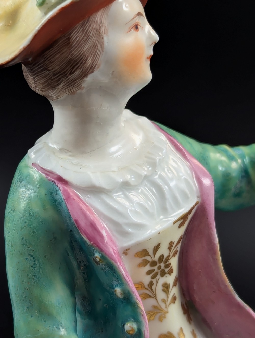 Early Derby, Patch Period, Shepherdess, William Duesbury, c. 1765 View VII