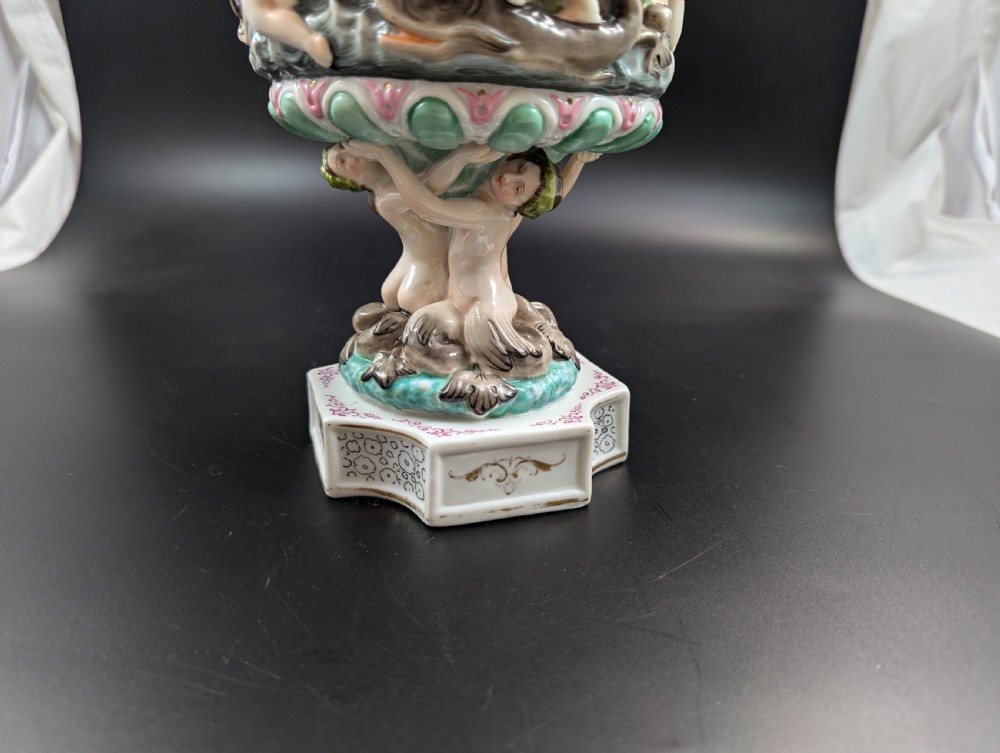 Volkstedt Porcelain Ewer With Mythological Figures, Painted And Gilded, Christian Nonne Style View IX