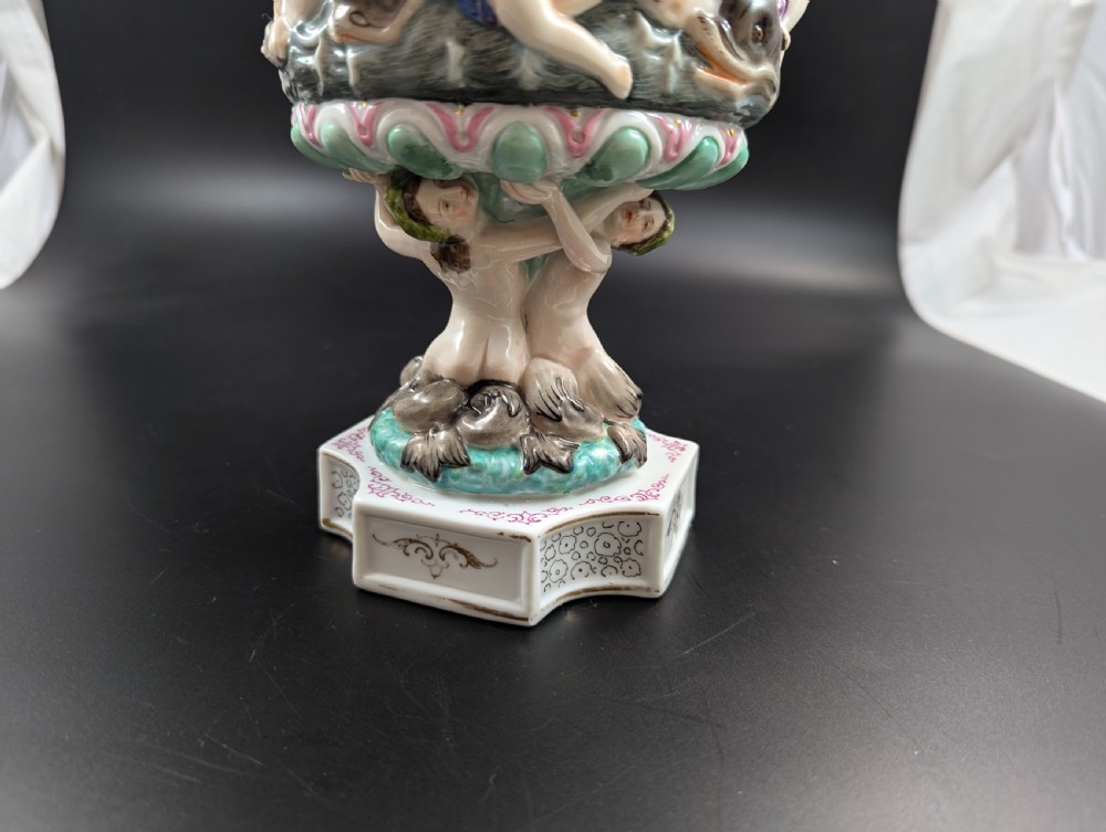 Volkstedt Porcelain Ewer With Mythological Figures, Painted And Gilded, Christian Nonne Style View X