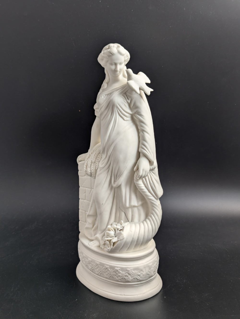 Parian Figurine of Peace, by James Wilson, c. 1890 View II