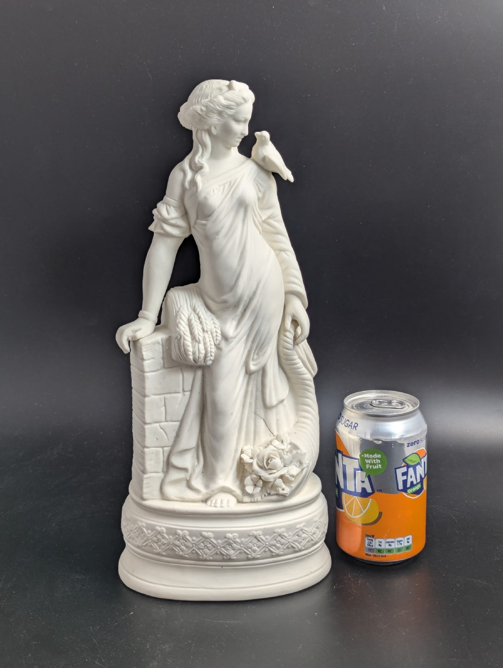Parian Figurine of Peace, by James Wilson, c. 1890 View VIII