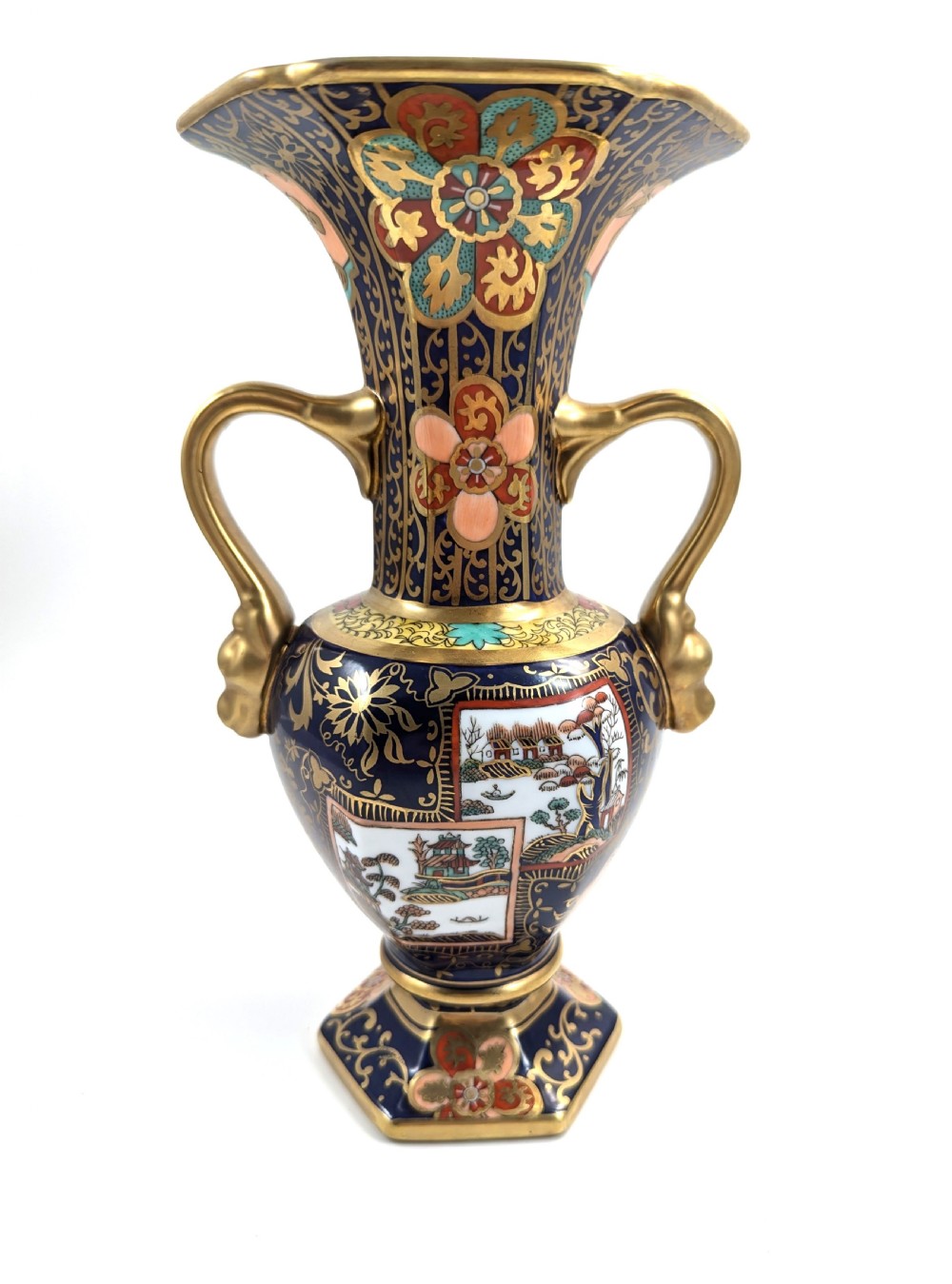 An ironstone vase in the Mason style, c. 19th century.