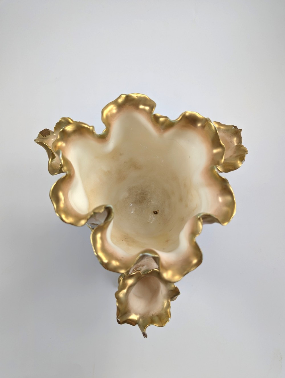 Moore Bros Floral and Gilt Decorated Vase, c. 1890, Very Rare View IX