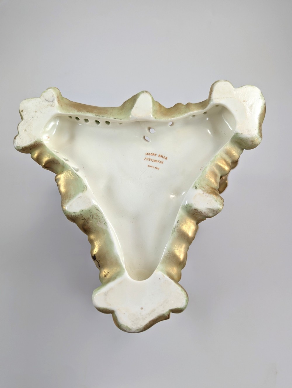 Moore Bros Floral and Gilt Decorated Vase, c. 1890, Very Rare View X