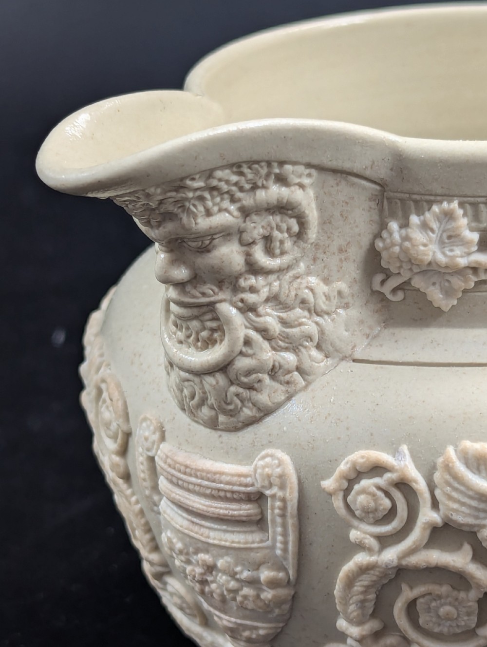 Stoneware Jug ‘Griffin and Cherub’ by Ridgway & Sons, c. 1808 View VII