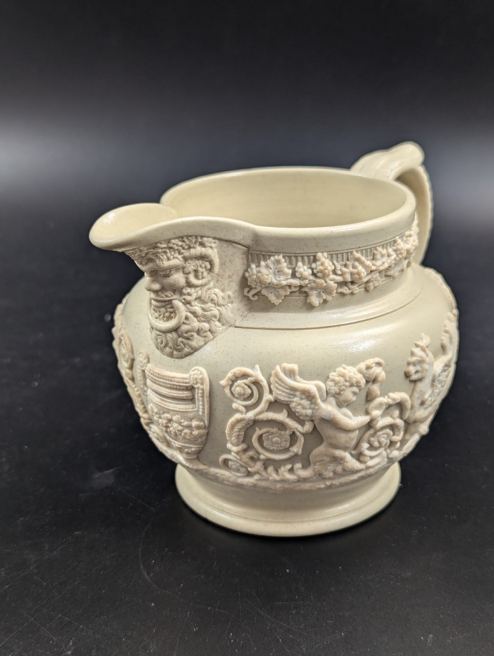 Stoneware Jug ‘Griffin and Cherub’ by Ridgway & Sons, c. 1808 View VIII