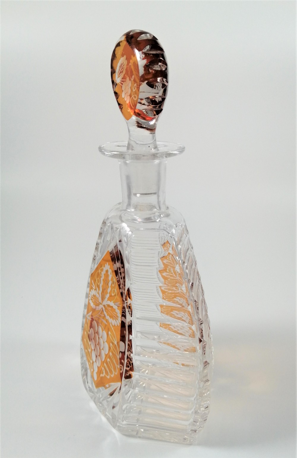 Czech Bohemian Art Deco Glass Liqueur Set by Karl Palda,c.1930 View IV