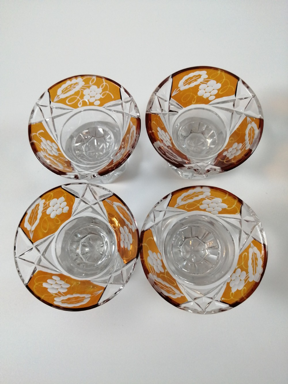 Czech Bohemian Art Deco Glass Liqueur Set by Karl Palda,c.1930 View XIV