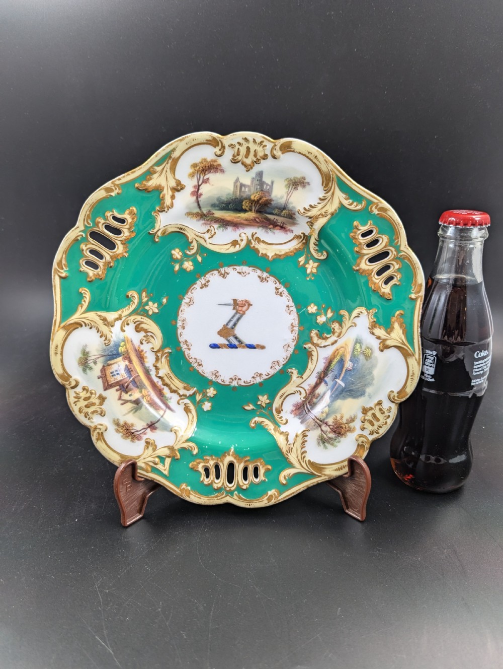  Antique Minton Cabinet Plates, c. 1835-40 View VI