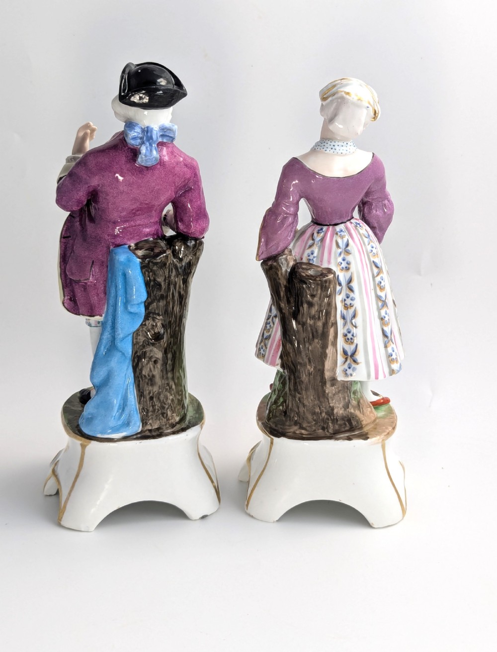 Pair of Porcelain Figurines Attributed to Jacob Petit Style, c. Mid-19th Century View III