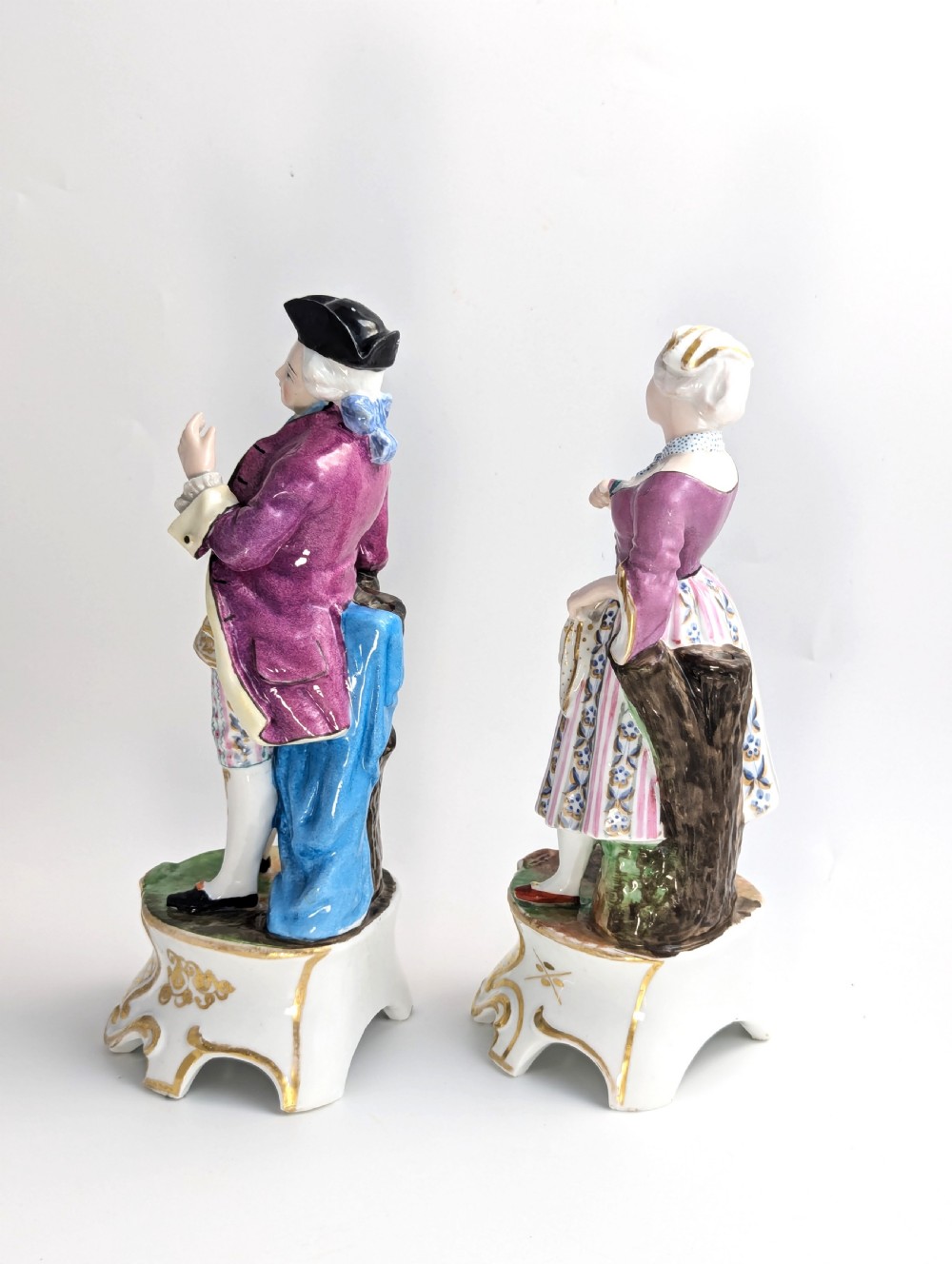 Pair of Porcelain Figurines Attributed to Jacob Petit Style, c. Mid-19th Century View IV