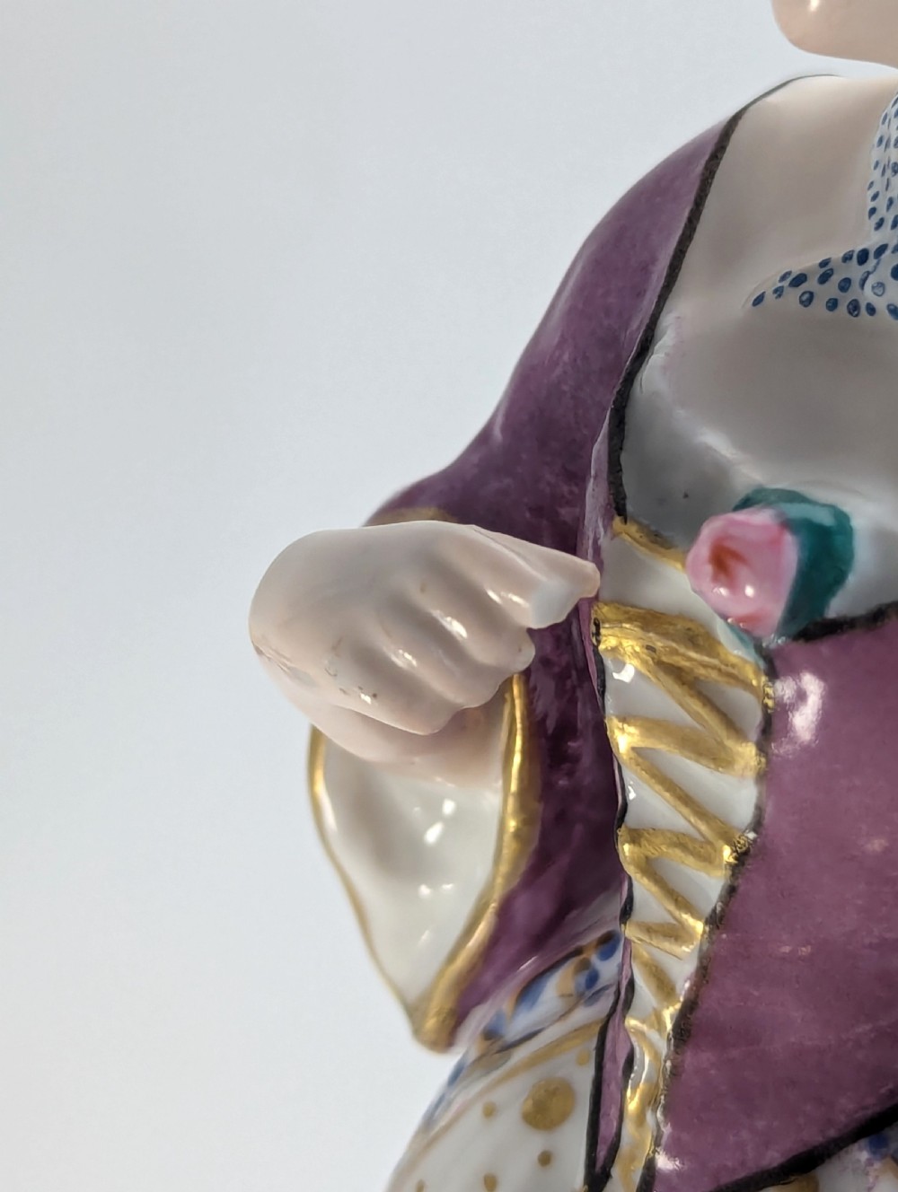 Pair of Porcelain Figurines Attributed to Jacob Petit Style, c. Mid-19th Century View X