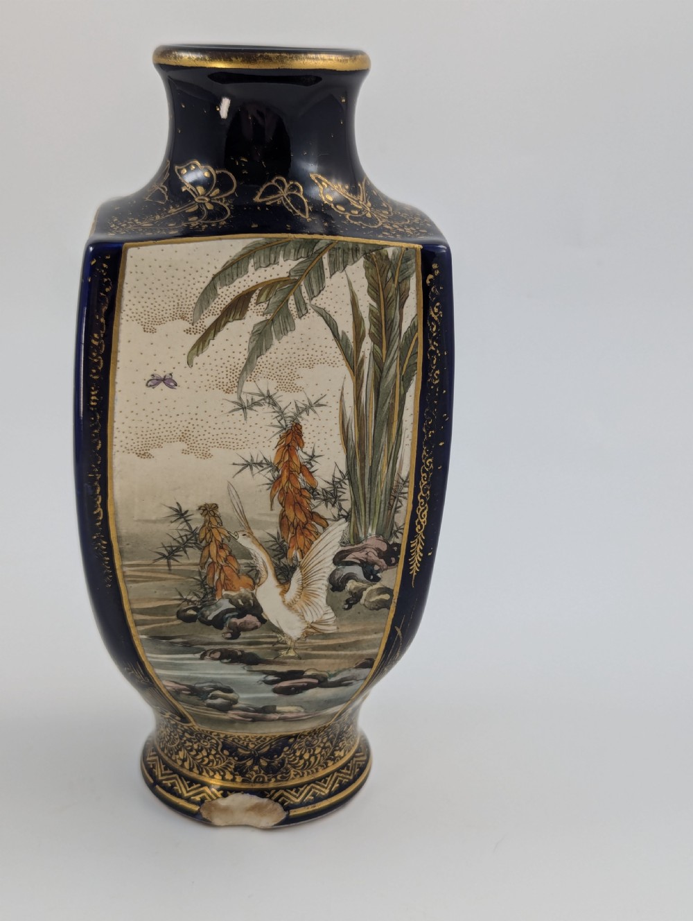 Antique Satsuma Earthenware Vase, Japan, c. 19th Century View IV