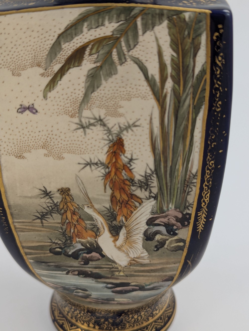 Antique Satsuma Earthenware Vase, Japan, c. 19th Century View XII