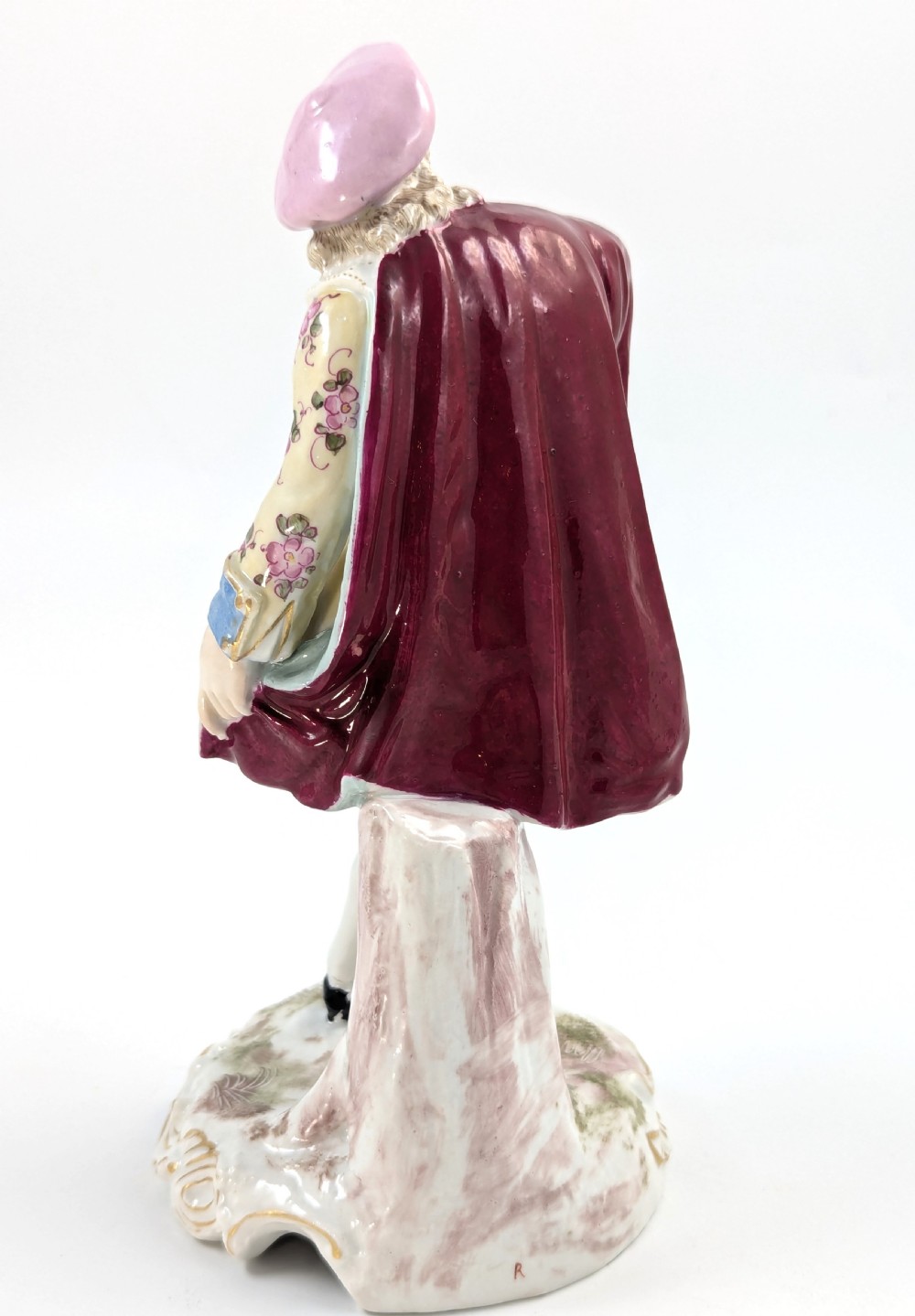 Antique Porcelain Figurine of Dandy, Samson, France, Late 19th Century. View III