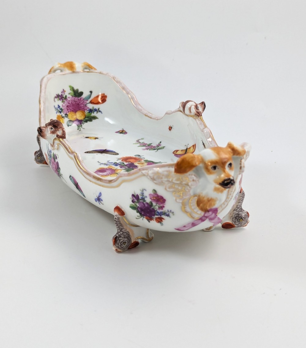 Rare Bowl in Meissen Style, Helena Wolfsohn, Dresden, c. 1880 View V