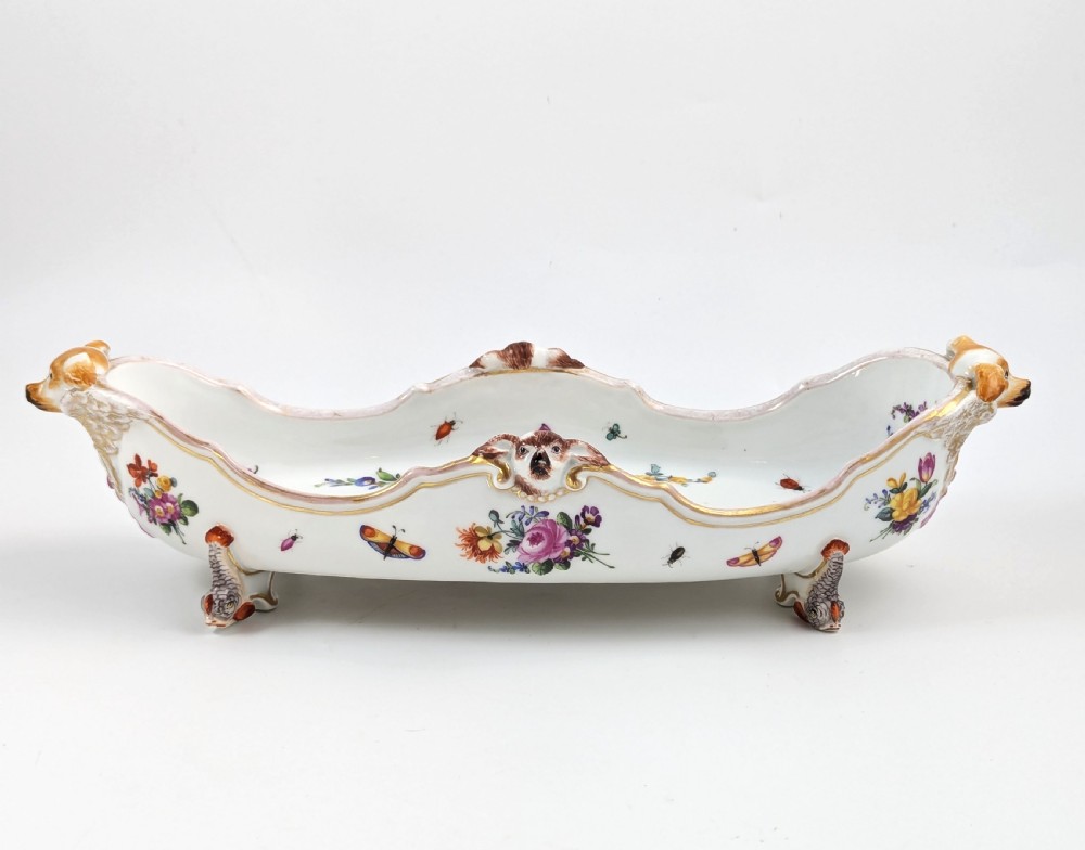 Rare Bowl in Meissen Style, Helena Wolfsohn, Dresden, c. 1880 View VII