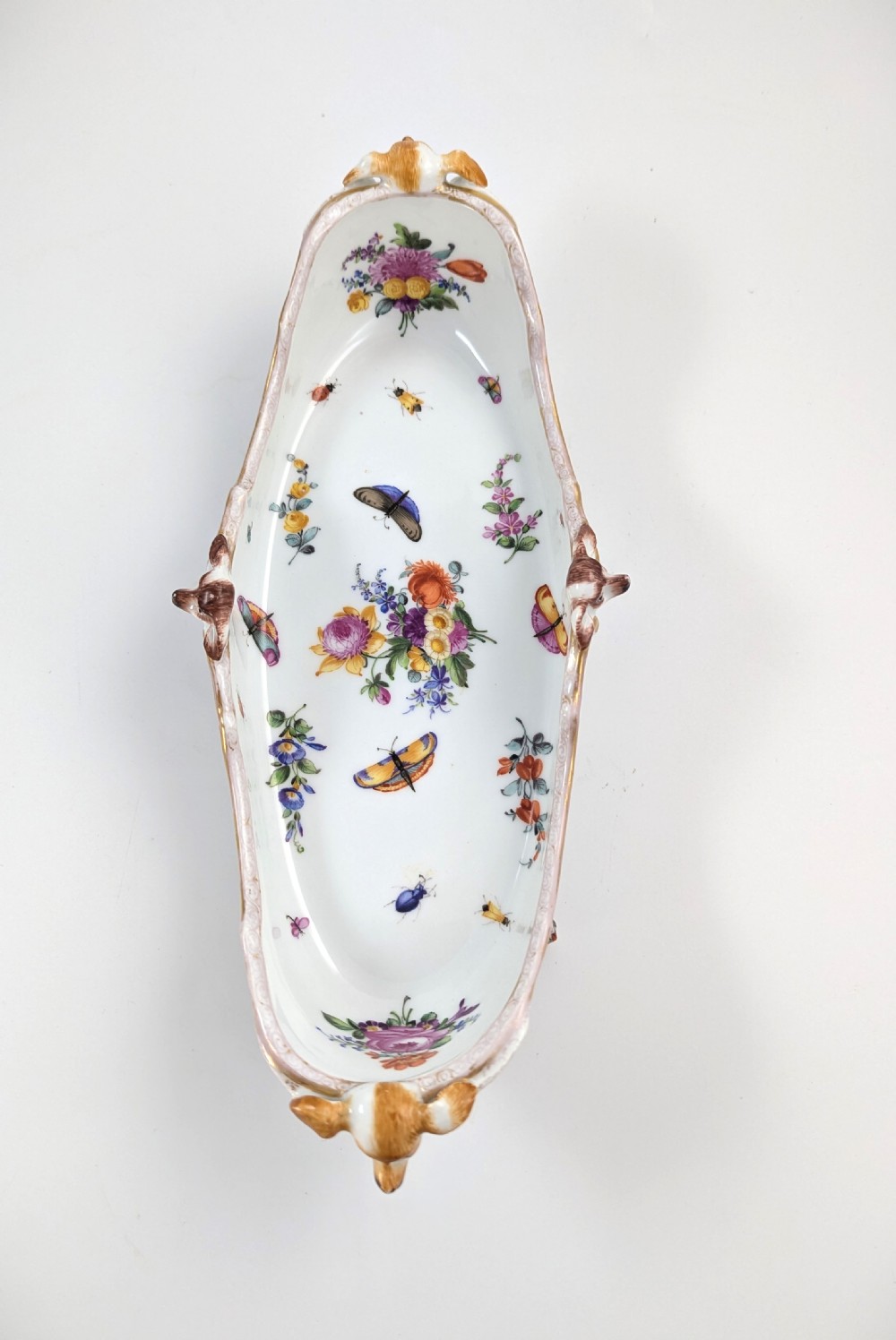 Rare Bowl in Meissen Style, Helena Wolfsohn, Dresden, c. 1880 View VIII