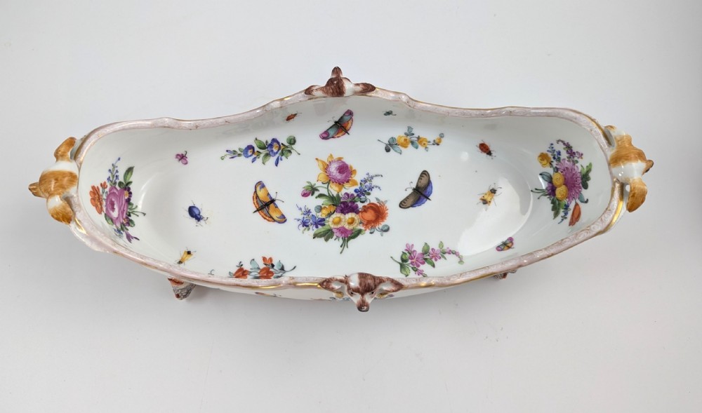 Rare Bowl in Meissen Style, Helena Wolfsohn, Dresden, c. 1880 View IX