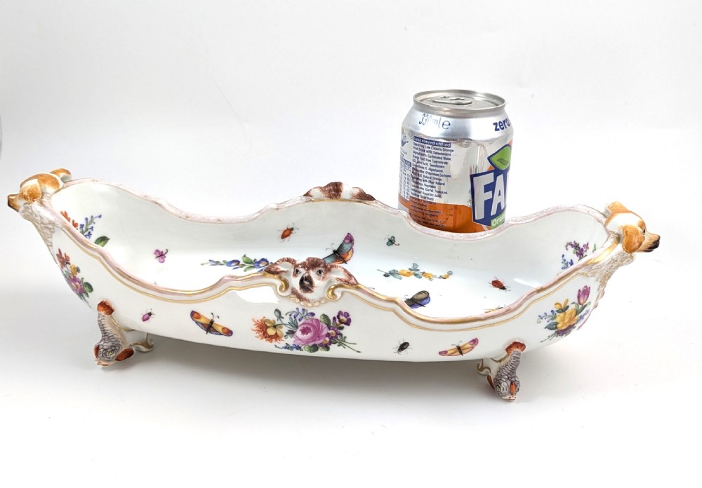 Rare Bowl in Meissen Style, Helena Wolfsohn, Dresden, c. 1880 View XII