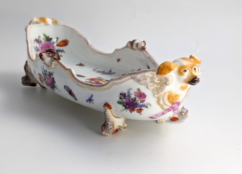 Rare Bowl in Meissen Style, Helena Wolfsohn, Dresden, c. 1880 View XIII