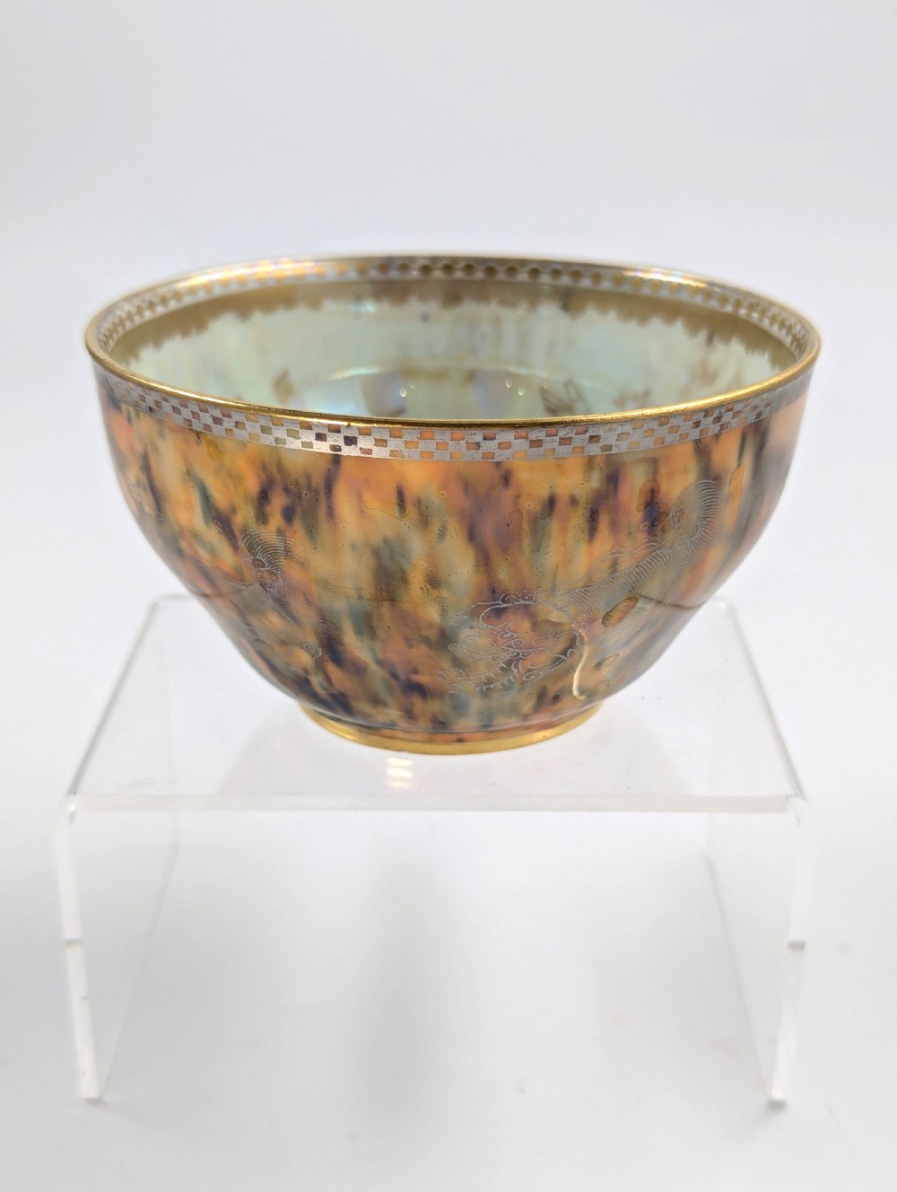 Daisy Makeig-Jones, Wedgwood, Fudog Bowl with Lustre, c. 1920 View II