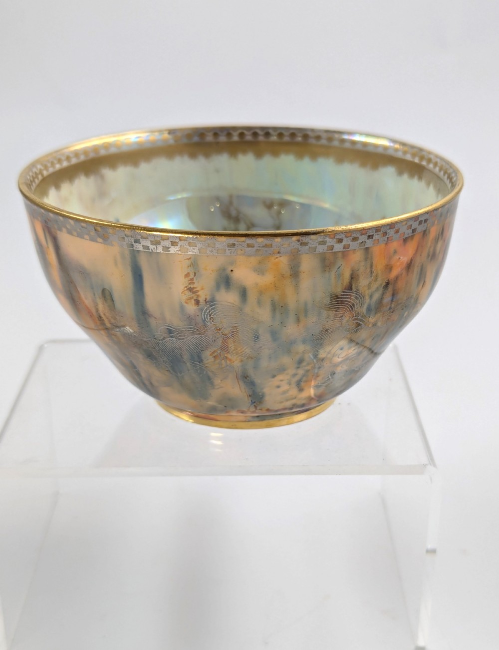 Daisy Makeig-Jones, Wedgwood, Fudog Bowl with Lustre, c. 1920 View IV