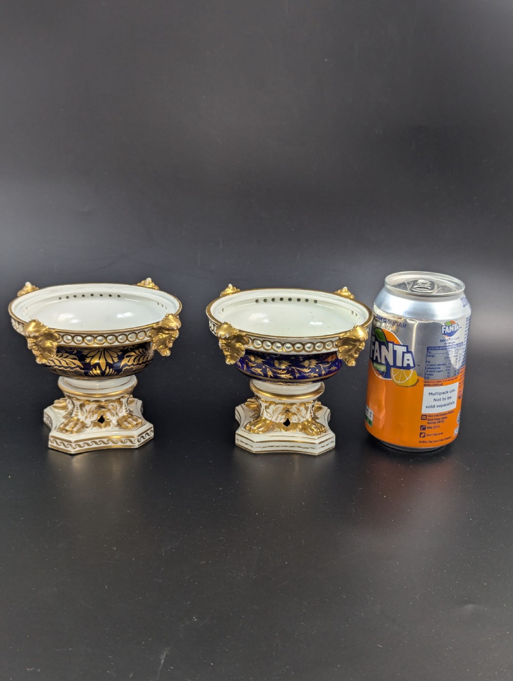 Antique Pair of Bloor Derby Duesbury Porcelain Pot Pourri, c. 1820 View XVII