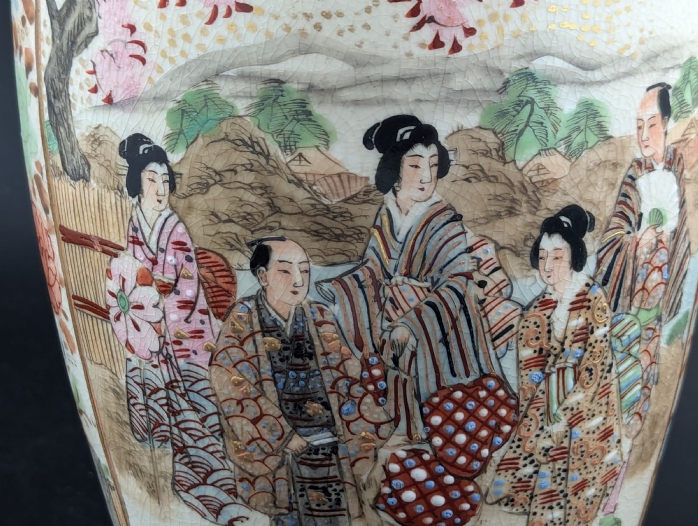Antique  Vase by Hotoda, Satsuma, Meiji period (1868-1912) View VIII