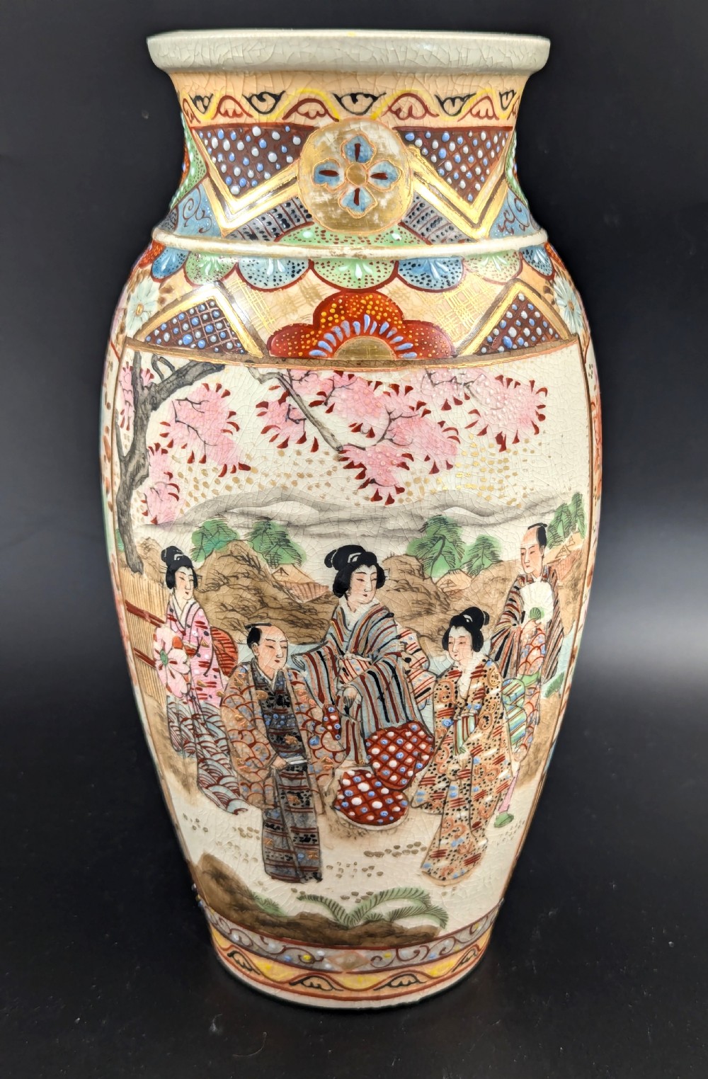 Antique  Vase by Hotoda, Satsuma, Meiji period (1868-1912) View IX