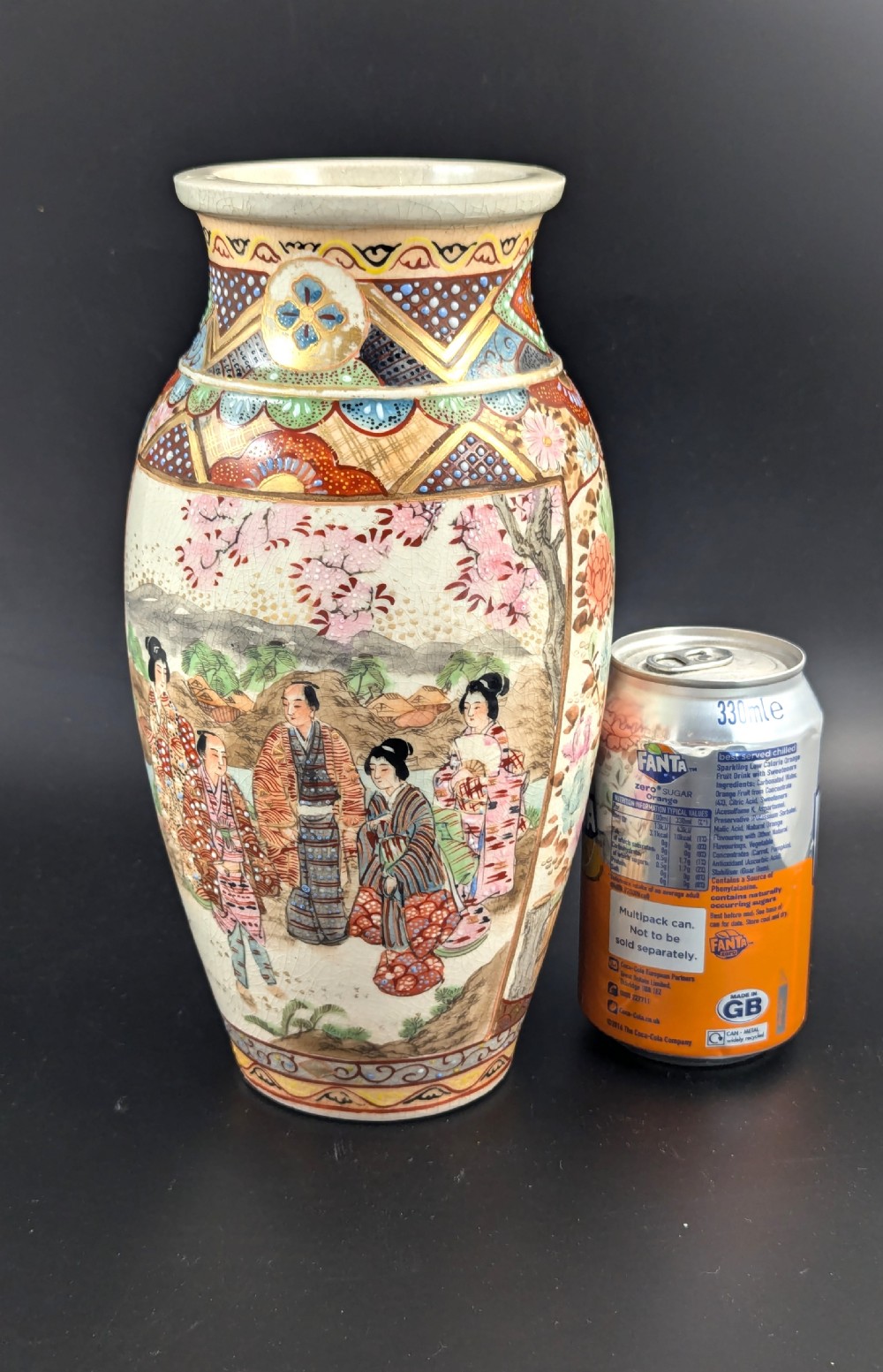 Antique  Vase by Hotoda, Satsuma, Meiji period (1868-1912) View X