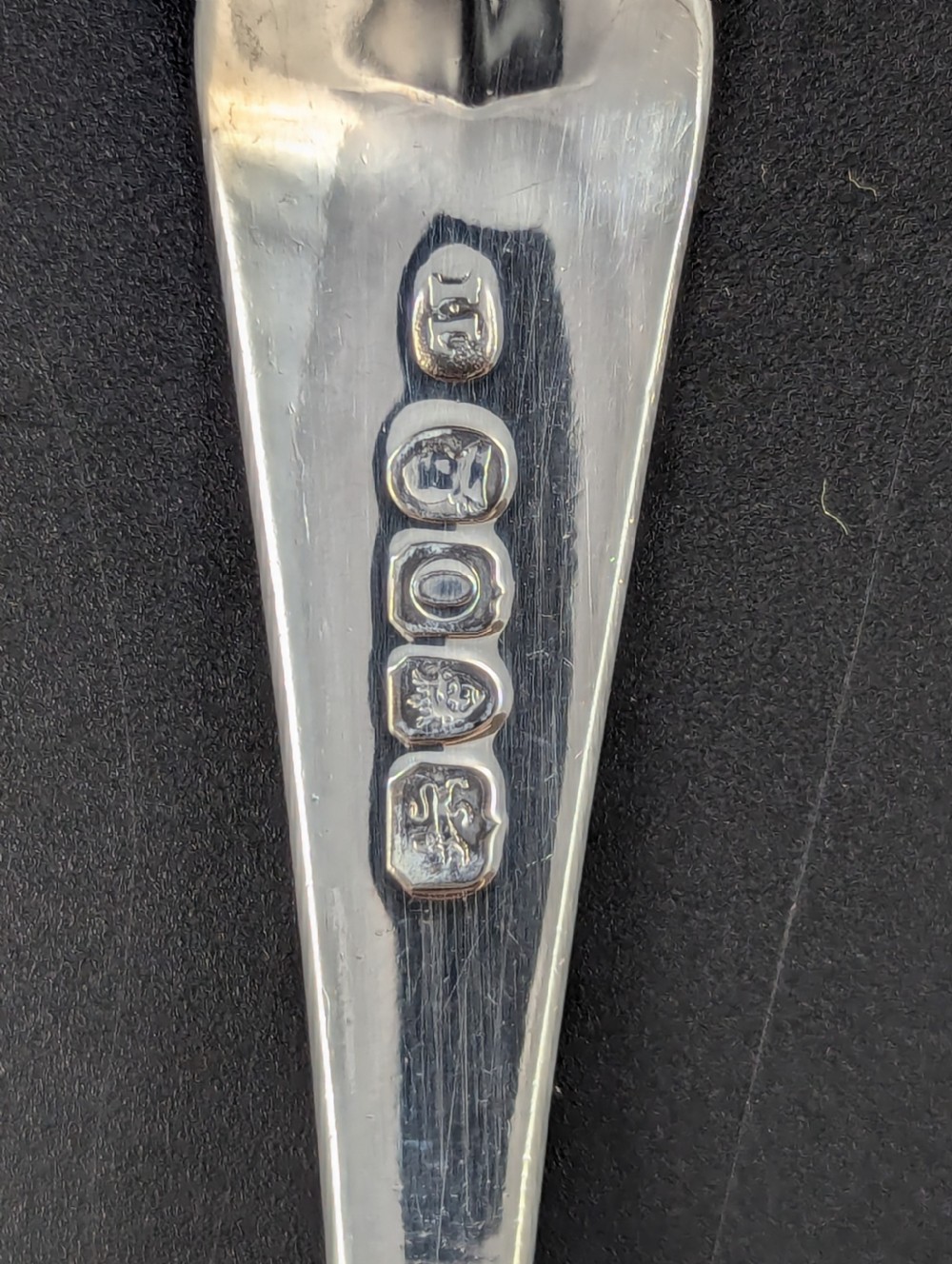 A George III Sterling Silver Sugar Sifter Spoon, Mark of John Lambe, London, circa 1789 View VI