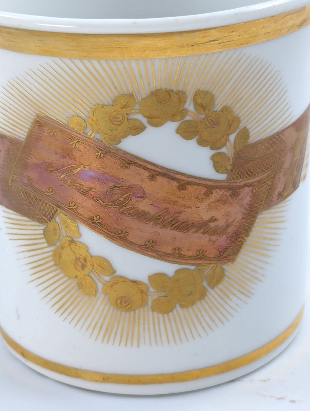 Antique KPM Berlin, Germany, Porcelain Hand-Painted Cup, c. 1780-1790. View VIII