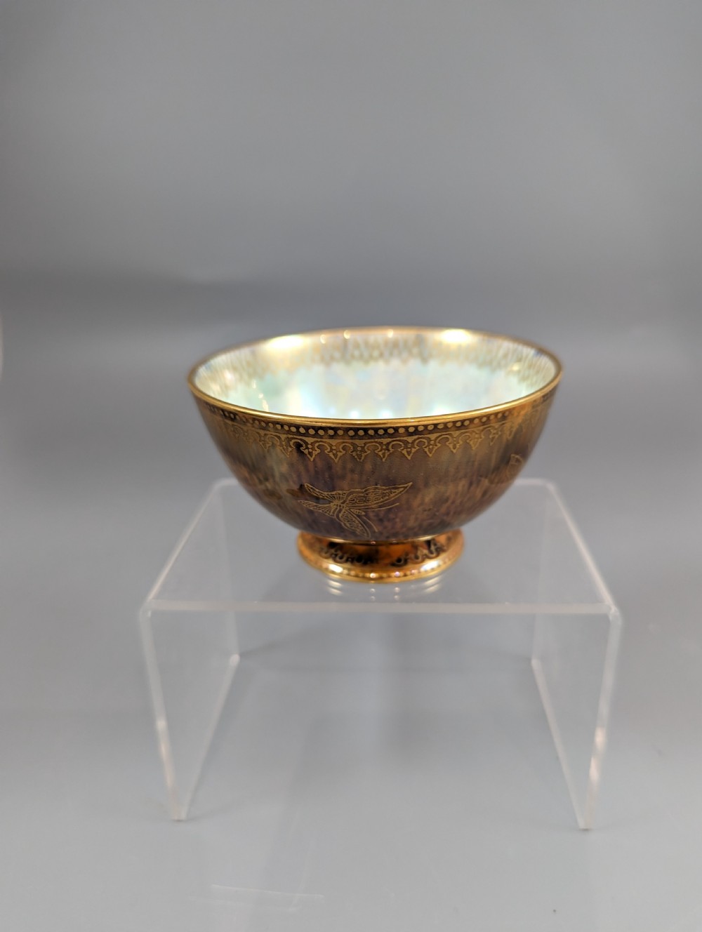 Daisy Makeig-Jones, Wedgwood, Lustre Butterfly Bowl, c. 1920 View III