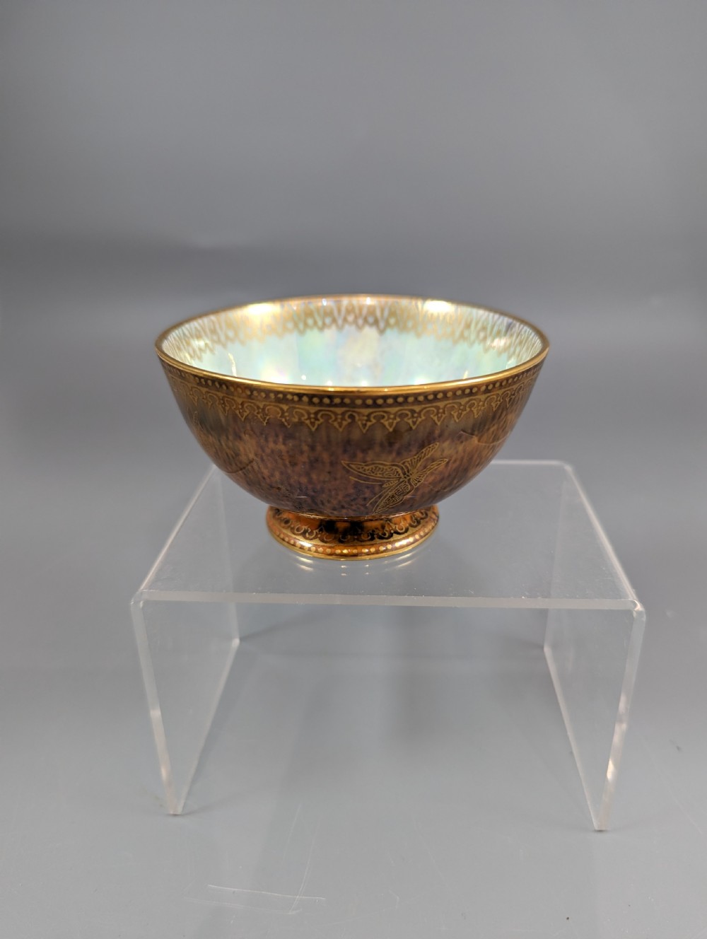 Daisy Makeig-Jones, Wedgwood, Lustre Butterfly Bowl, c. 1920 View V