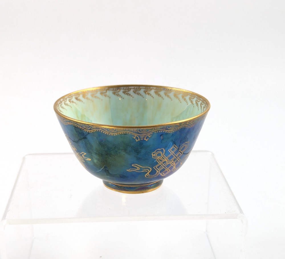 Daisy Makeig-Jones Mottled Blue Lustre Bowl, Wedgwood, c. 1915 View II