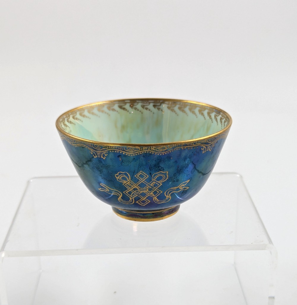 Daisy Makeig-Jones Mottled Blue Lustre Bowl, Wedgwood, c. 1915 View III